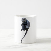 B staat voor Blue Monkey Koffiemok (Center)