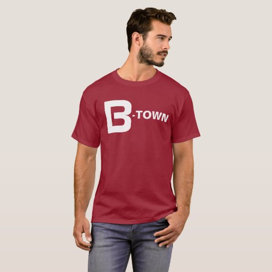 B-stad T-shirt (Voorkant volledig)