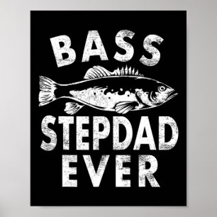 B Stepdad Ooit Gevist Geschenken Step-dad Vaderdag Poster