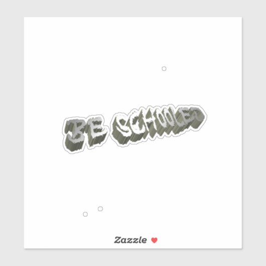 B. Sticker Grey-Wht Scolé (Feuille)