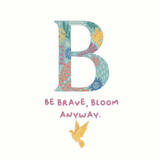 B Sticker Monogramme (Recto)