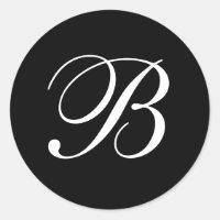 B Stickers Monogrammes