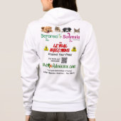 B sweat - shirt à capuche de sensibilisation (Dos)