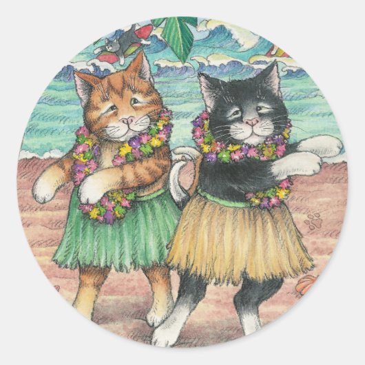 B & T #10 Hula Stickers (Voorkant)