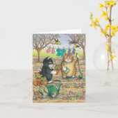 B & T #15 Carte pour notes (Fleur jaune)