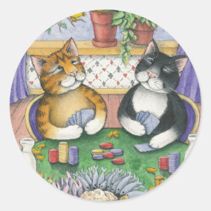 B & T #26 Stickers Poker
