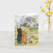 B & T #31 Carte pour notes (Fleur jaune)