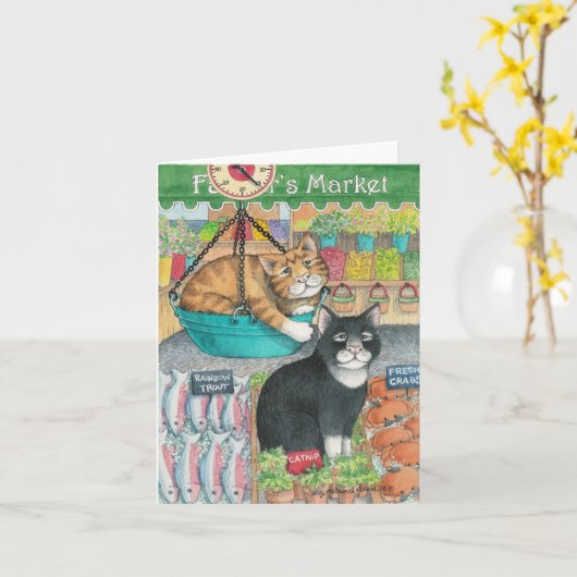 B & T #42 Notecard Kaart (Gele Bloem)