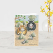 B & T #45 Zen Note Kaart (Gele Bloem)