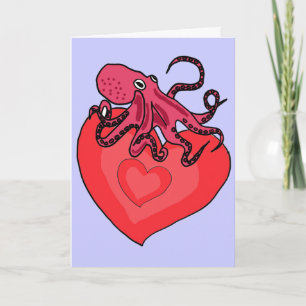 B.V. - Funny Octopus Love Kaart