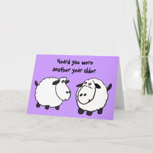 B.V. - Funny Sheep Birthday Kaart
