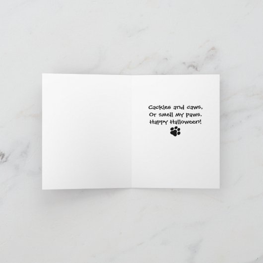 B & van T #34 Halloween Nota Kaart (Binnen)