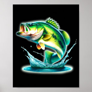 B Vis Springende Comfort Kleuren Volwassene Zwaar Poster