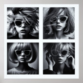 B&W AI POSTER FILLES (Devant)