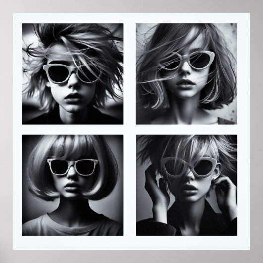 B&W AI POSTER FILLES (Devant)