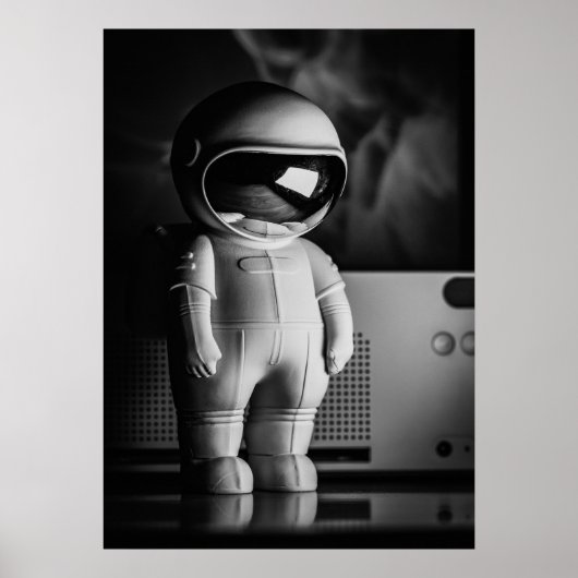 B&W Astro Buddy Poster (Voorkant)