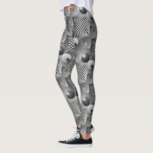 B/W Balance by Kenneth Yoncich Leggings