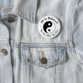 B & W Balance Yin Yang Button (In situ)