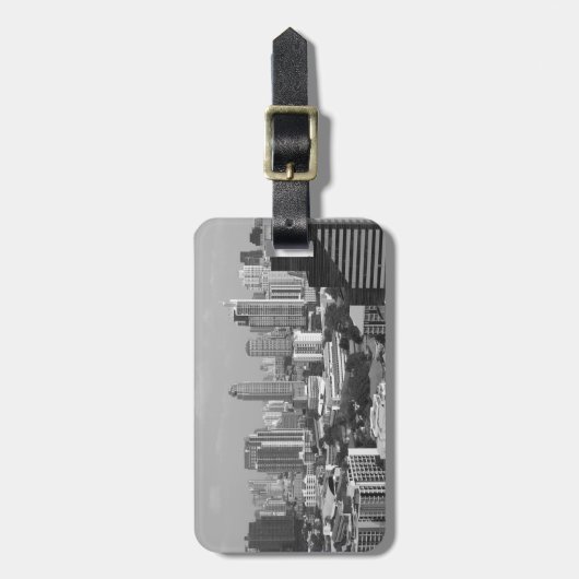 B&W Bangkok Bagagelabel (Voorkant verticaal)
