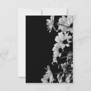 B&W-bloemen Kaart