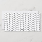 B&W Buffalo Check Goud Bruin PRETTIG KERSTFEEST Feestdagenkaart (Achterkant)