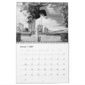 B&W Calendrier Parkour (Jan 2027)