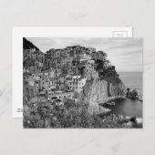B&W Cinque Terre Briefkaart (Voorkant / Achterkant)