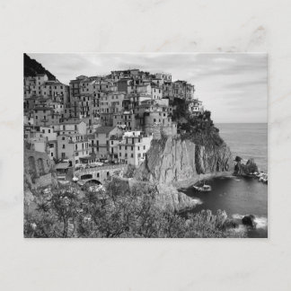 B&W Cinque Terre Briefkaart