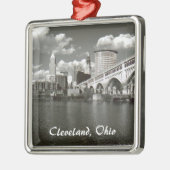 B/W Cleveland Ornament (Links)