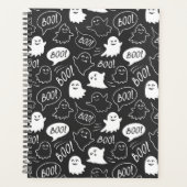 B&W Cute Doodle Halloween Motif (Devant)