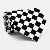 B&W diamanten Stropdas (Opgerold)