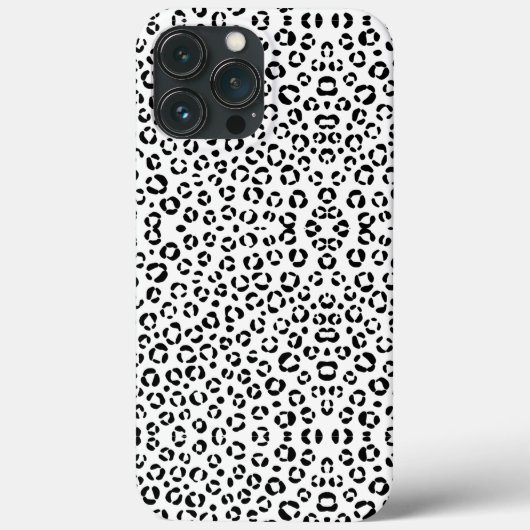 B&W Dierenprint Sherpa Deken Case-Mate iPhone Case (Achterkant)