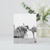 B&W Dubai woestijn Briefkaart (Staand voorkant)