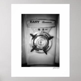 B&W Easy Spindrier-dialposterprint Poster