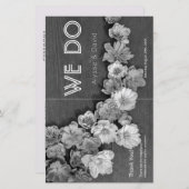 B & W Garden Hellebore Wood Weddenschap Programma (Voorkant / Achterkant)