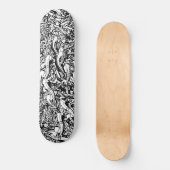B&W Graffiti Madness Skateboard (Voorkant)