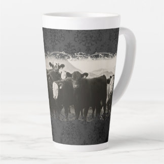 B&W HERD LATTE MUG