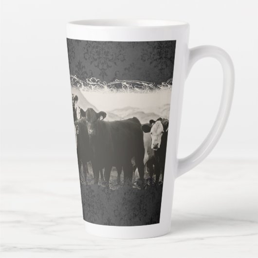 B&W HERD LATTE MUG (Droite)