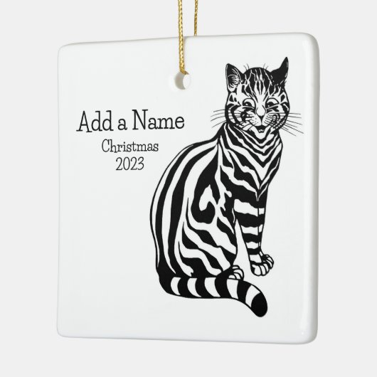 B&W Illustratie & Tekst 2 · Louis Wain · Ornament (Links)