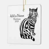 B&W Illustration & Texte 2 ・ Louis Wain ・ Ornement (Gauche)