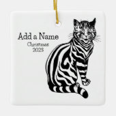 B&W Illustration & Texte 2 ・ Louis Wain ・ Ornement (Devant)