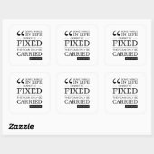 B&W kan geen vaste sticker zijn (Vel)