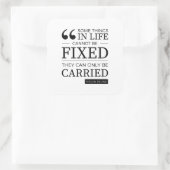 B&W kan geen vaste sticker zijn (Tas)