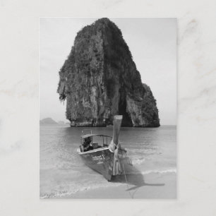 B&W Krabi beach 3 Briefkaart