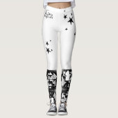 B&W-Leggings Leggings (Voorkant)