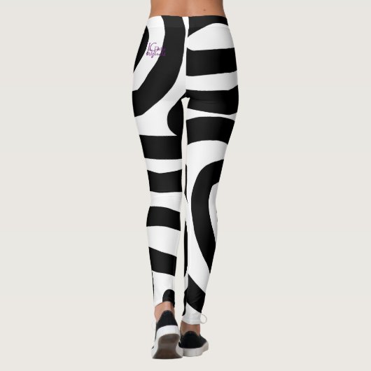 B&W-Leggings Leggings (Achterkant)