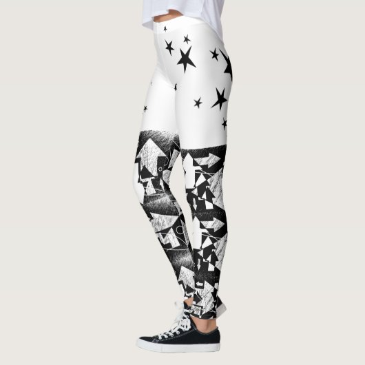 B&W-Leggings Leggings (Links)