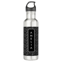 B&W Matrix design Bouteille d'eau inoxydable