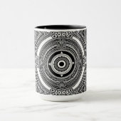 B&W Medaillon Motief Mok (Midden)