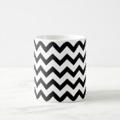 B&W-Mok, zwart chevron op wit Koffiemok (Center)